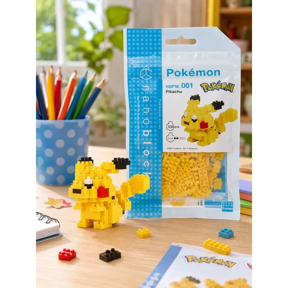New In Bag: Nanoblock Pokemon Pikachu Unopened Buiding Blocks Character Toy